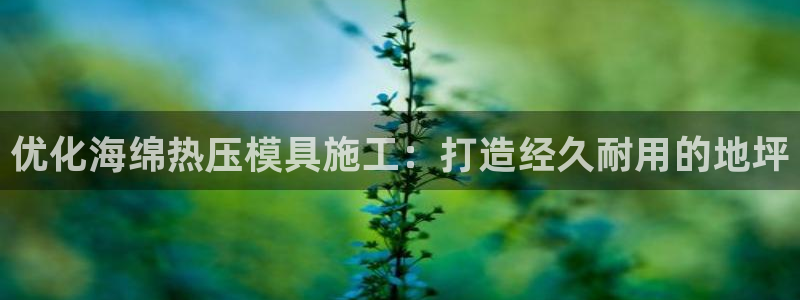 emcbet全站：优化海绵热压模具施工：打造经久耐用的地