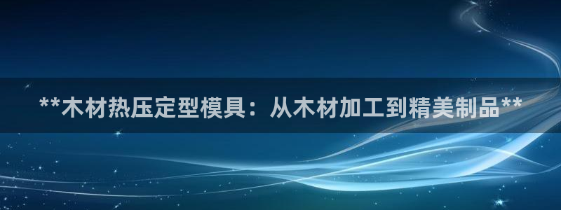 易倍纤怎么使用：**木材热压定型模具：从木材加工到精美制